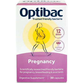 OptiBac Probiotics Integratore digestivo per la gravidanza Capsule 30 per confezione