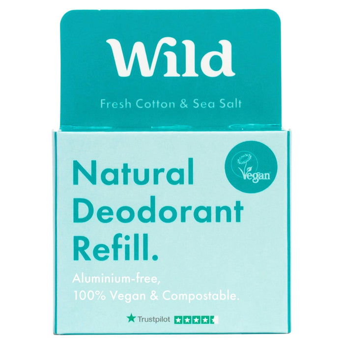 Ricarica Deo Wild Fresh Cotton e Sale Marino 40g