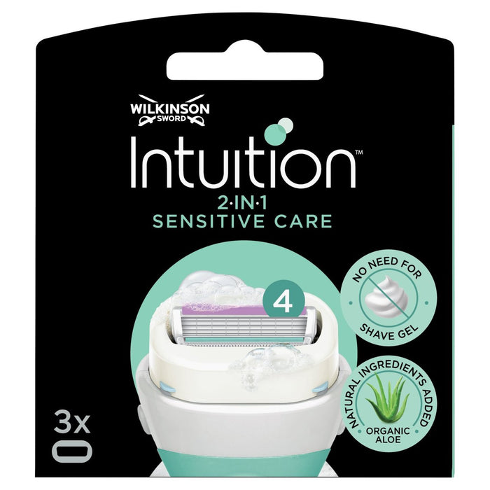 Wilkinson Schwert Intuition Sensitive Damen Rasierklingen 3 pro Pack