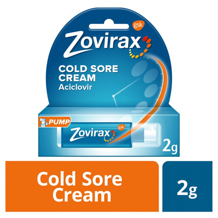 Pompa per crema per mal di freddo Zovirax 2g