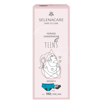 Selenacare Teens Period Knickers Sporty Blue Size 152