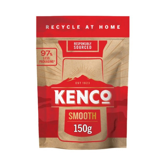 Kenco Smooth Instant Coffee Paper Refill 150g