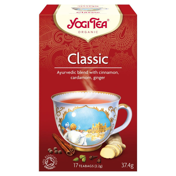Bustine di tè biologico Yogi Tea Classic 17 per confezione