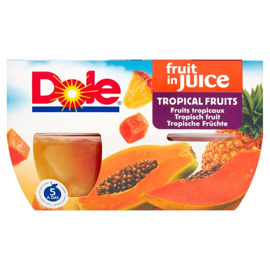 Dole Frutta Tropicale In Succo 4 x 113g