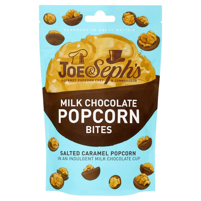 Bocconcini di popcorn al cioccolato al latte di Joe & Seph 63g
