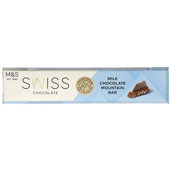 M&S Swiss Milk Chocolate Mountain Bar 100g