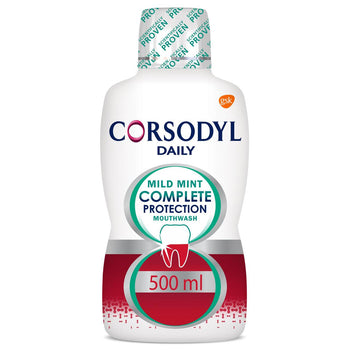 Corsodyl Daily Mild Mint Collutorio Protezione Completa 500ml