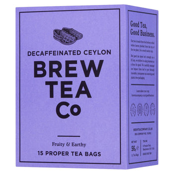 Brew Tea Co Bustine di tè decaffeinato CO2 15 per confezione