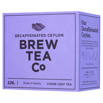 Brew Tea Co Tè decaffeinato CO2 Tè sfuso in foglie 226g