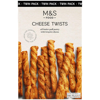 Confezione doppia di M&S Cheese Twists da 250 g