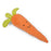 Petface Furry Carrot Dog Toy