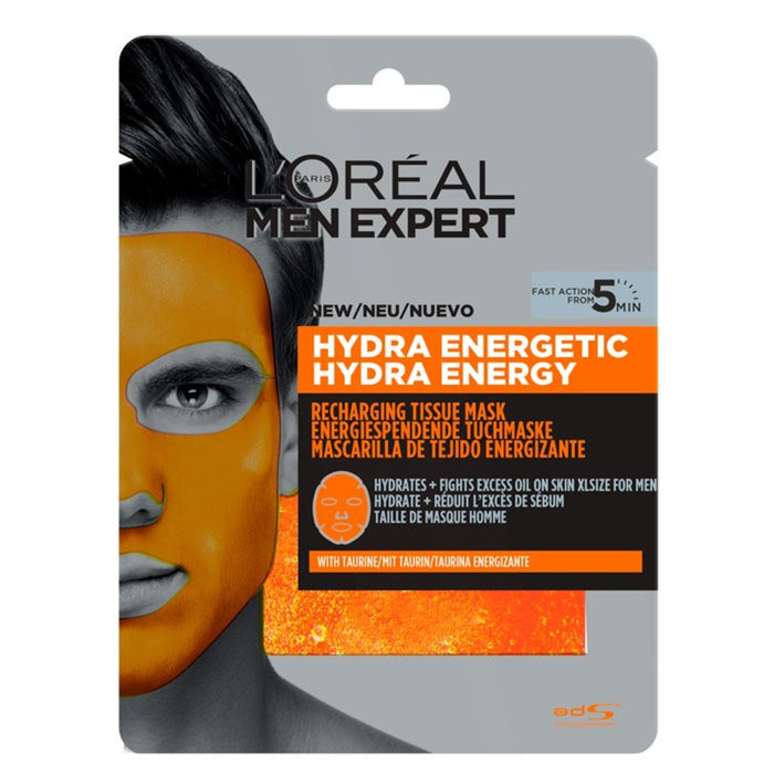 Maschera tissutale L'Oreal Men Expert Idraenergetica