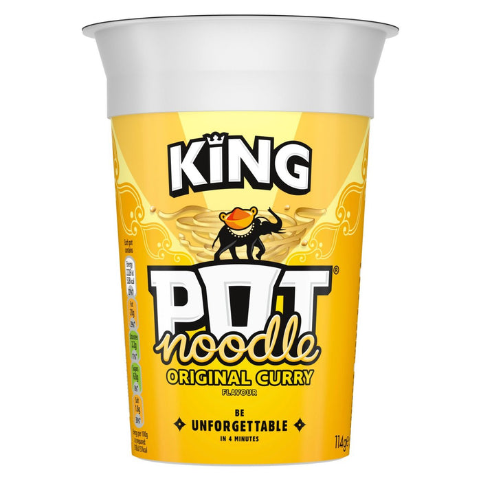 Pot Noodle King Curry originale 114g