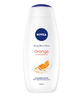 Nivea Shower Cream Gel Indulgent Moisture Orange 500ml