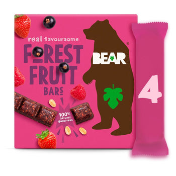 Barrette Bear ai frutti di bosco, confezione multipla da 4 x 27 g